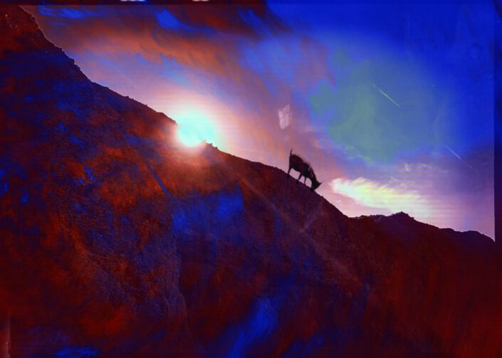 Eckhard Ischebeck - Sundown on a bare mountain